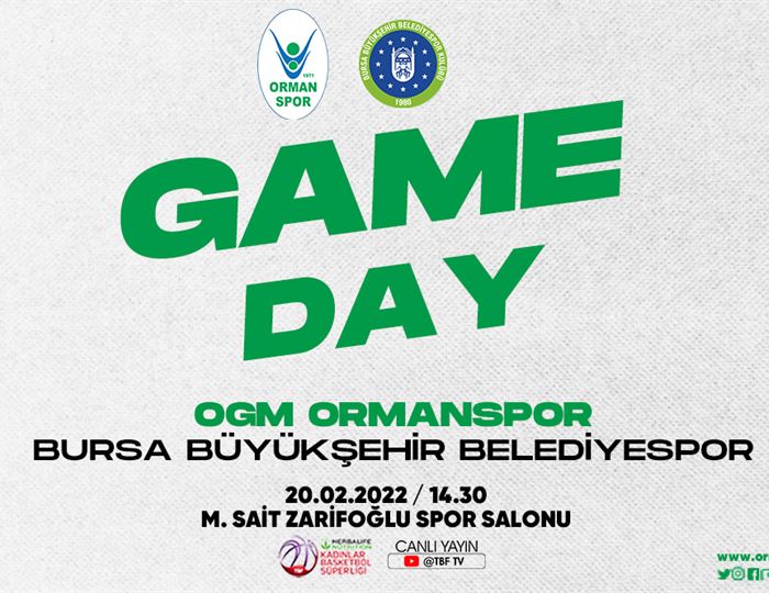 OGM Ormanspor - Bursa Büyükşehir Belediyespor -  M. Sait Zarifoglu Spor Salonu - 